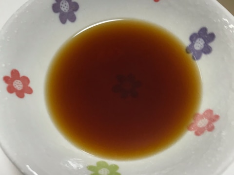 レンジで天つゆ
